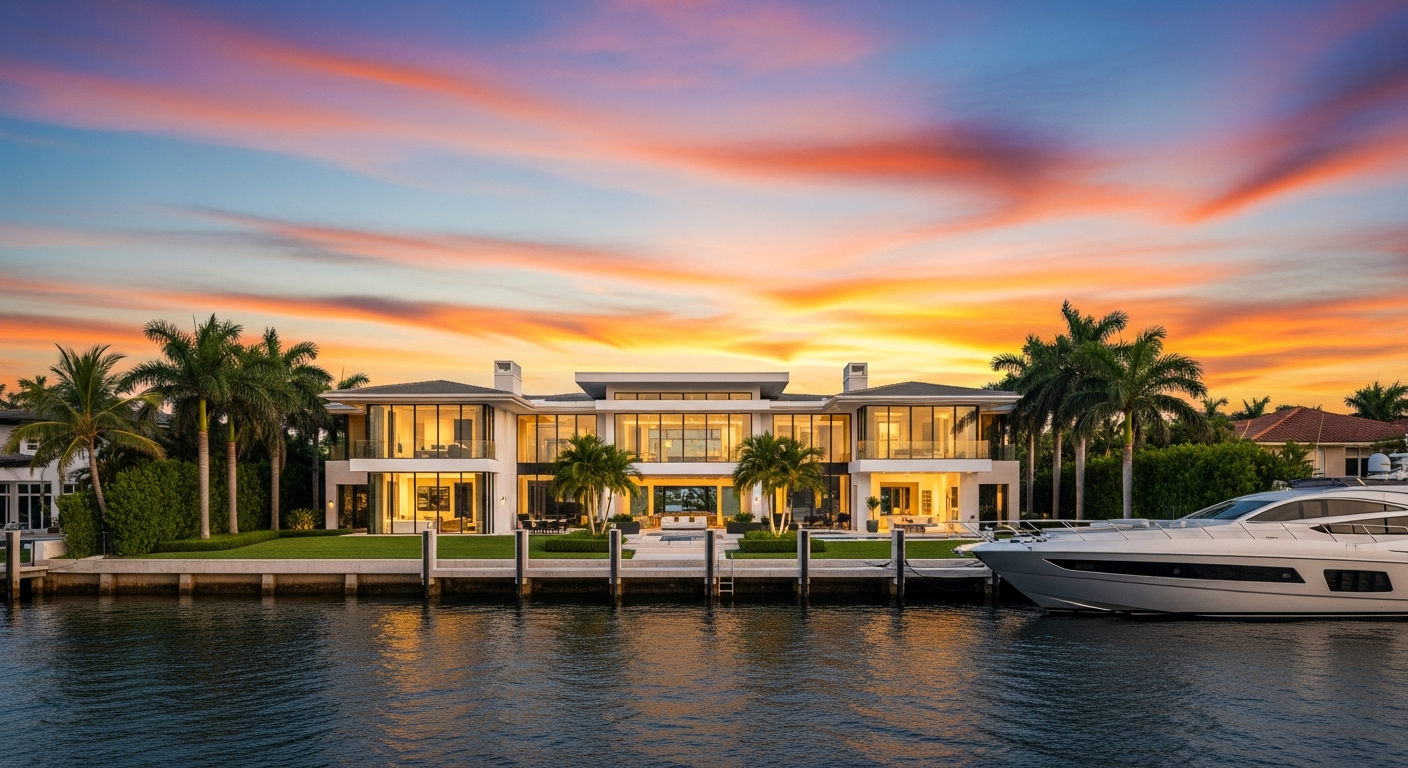 Luxury waterfront estate