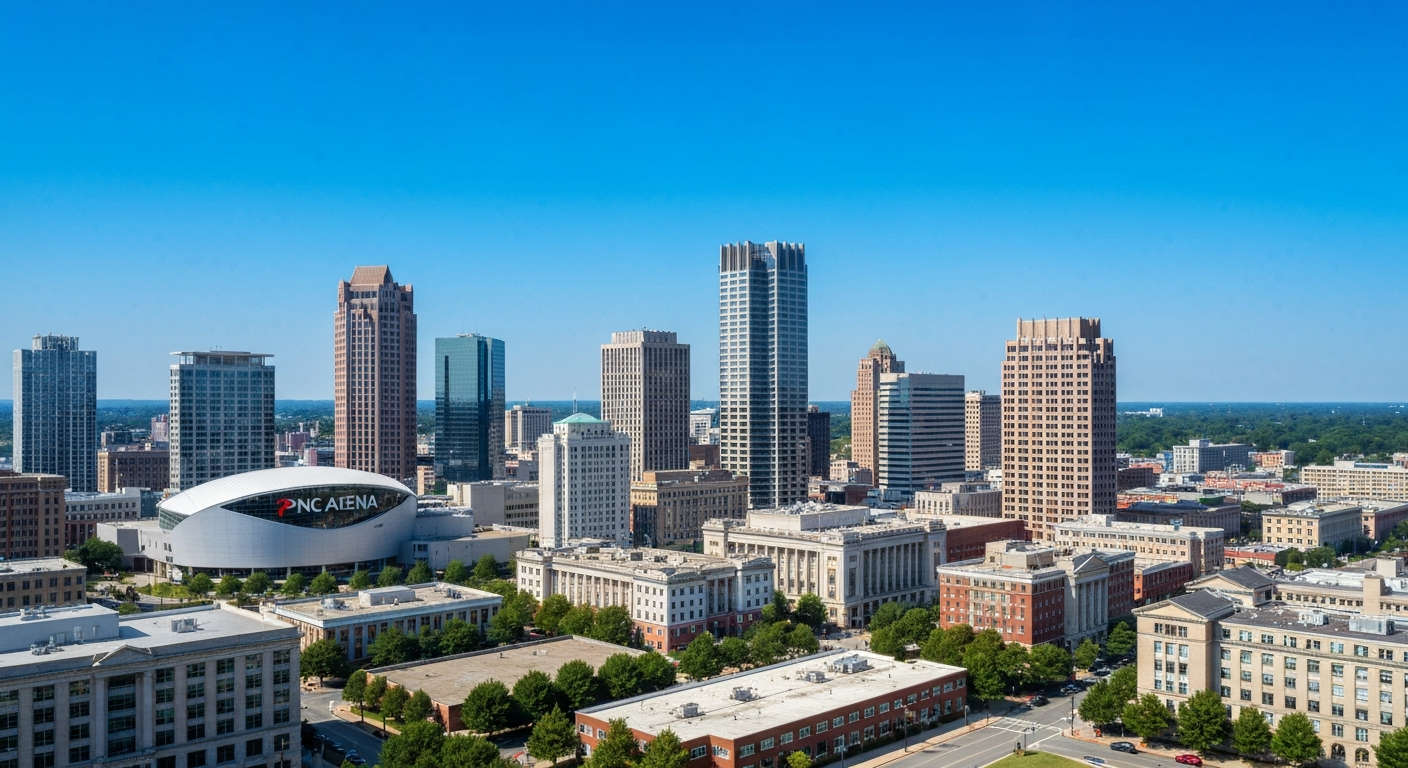 Raleigh North Carolina skyline