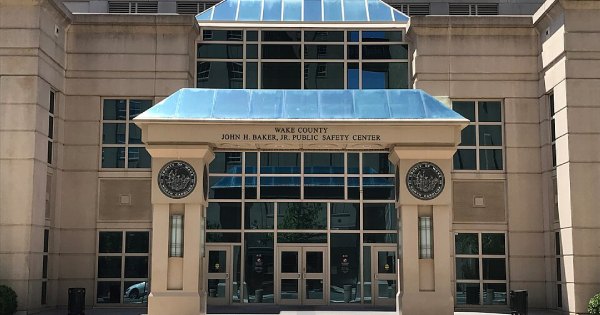 John H. Baker Jr. Public Safety Center building in downtown Raleigh, NC