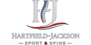 Hartfield-Jackson Sport & Spine Logo