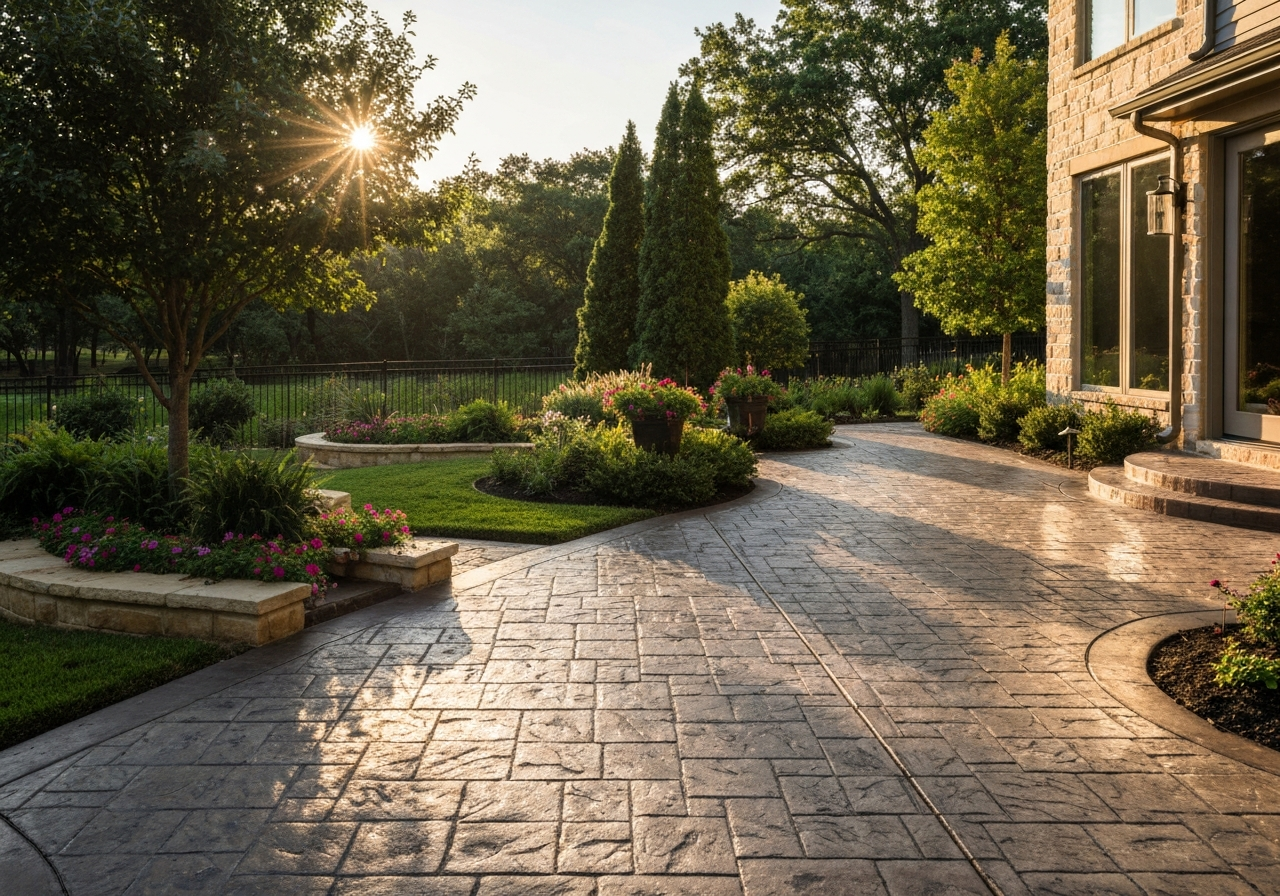 Decorative concrete resurfacing