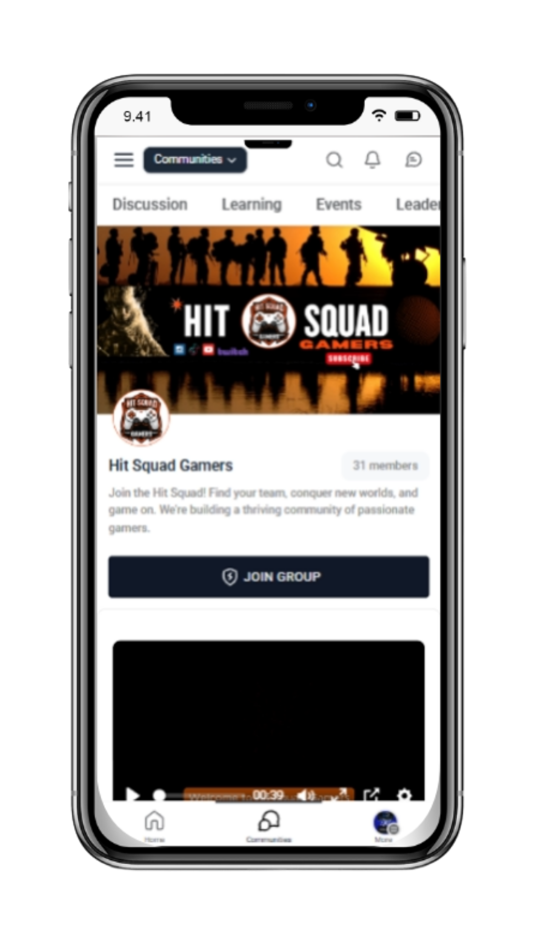 Hit Squad Gamers Community Mobile
