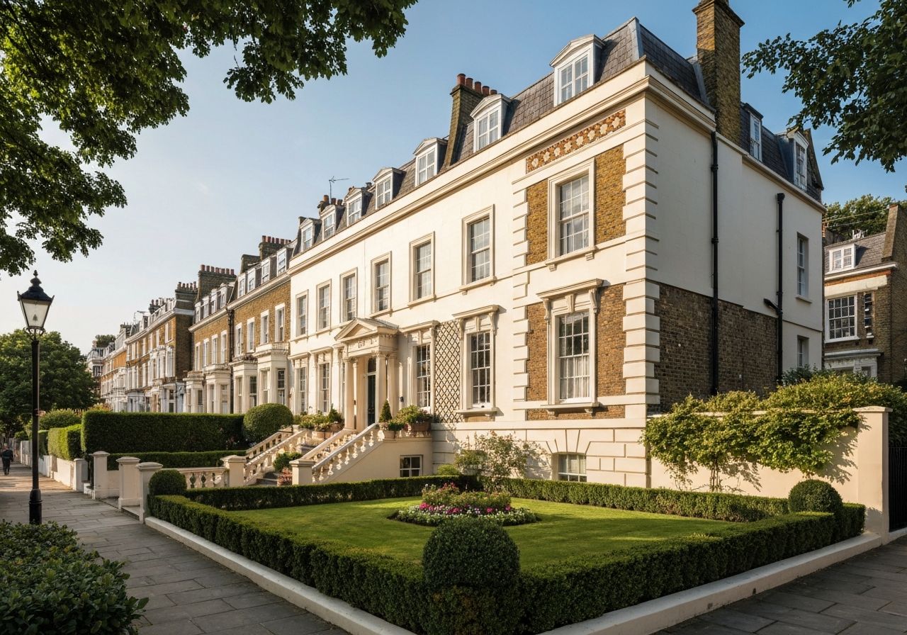 Period Townhouse - Featured property on our real estate web design template