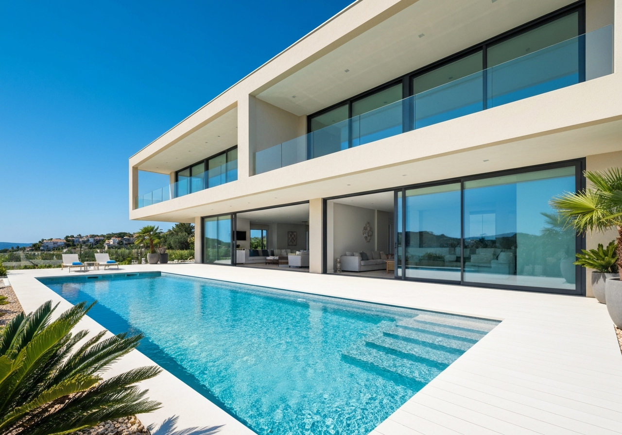 Modern Villa - Featured property on our real estate web design template