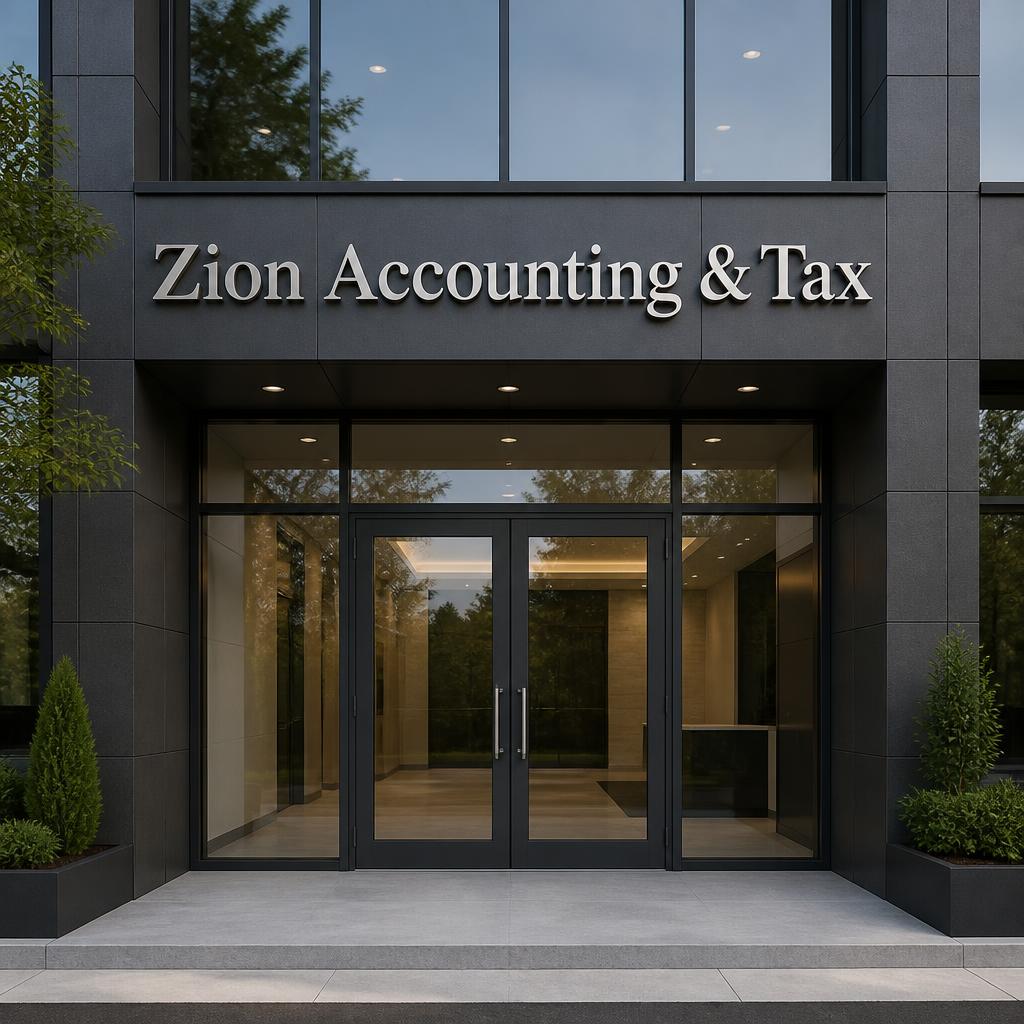 Zion Accounting & Tax Storefront