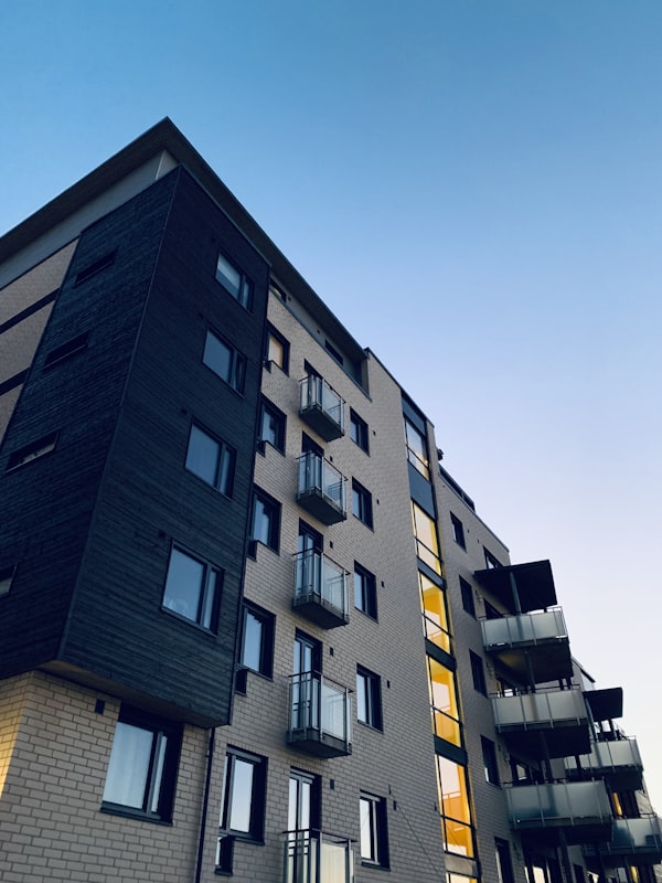 Apartment building exterior