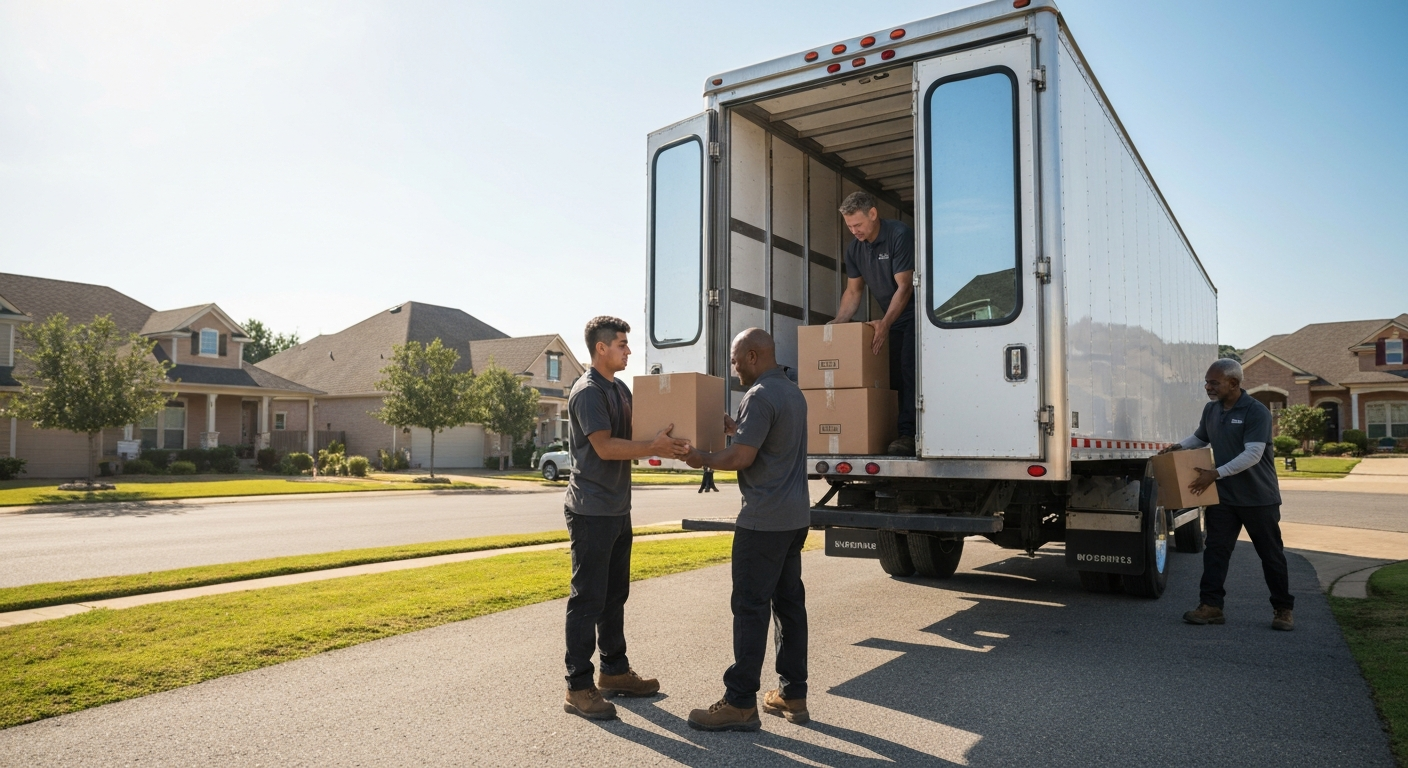 Professional moving crew in Cedar Park