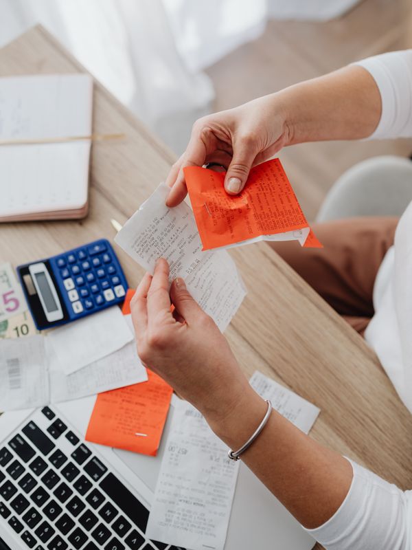 Sorting receipts