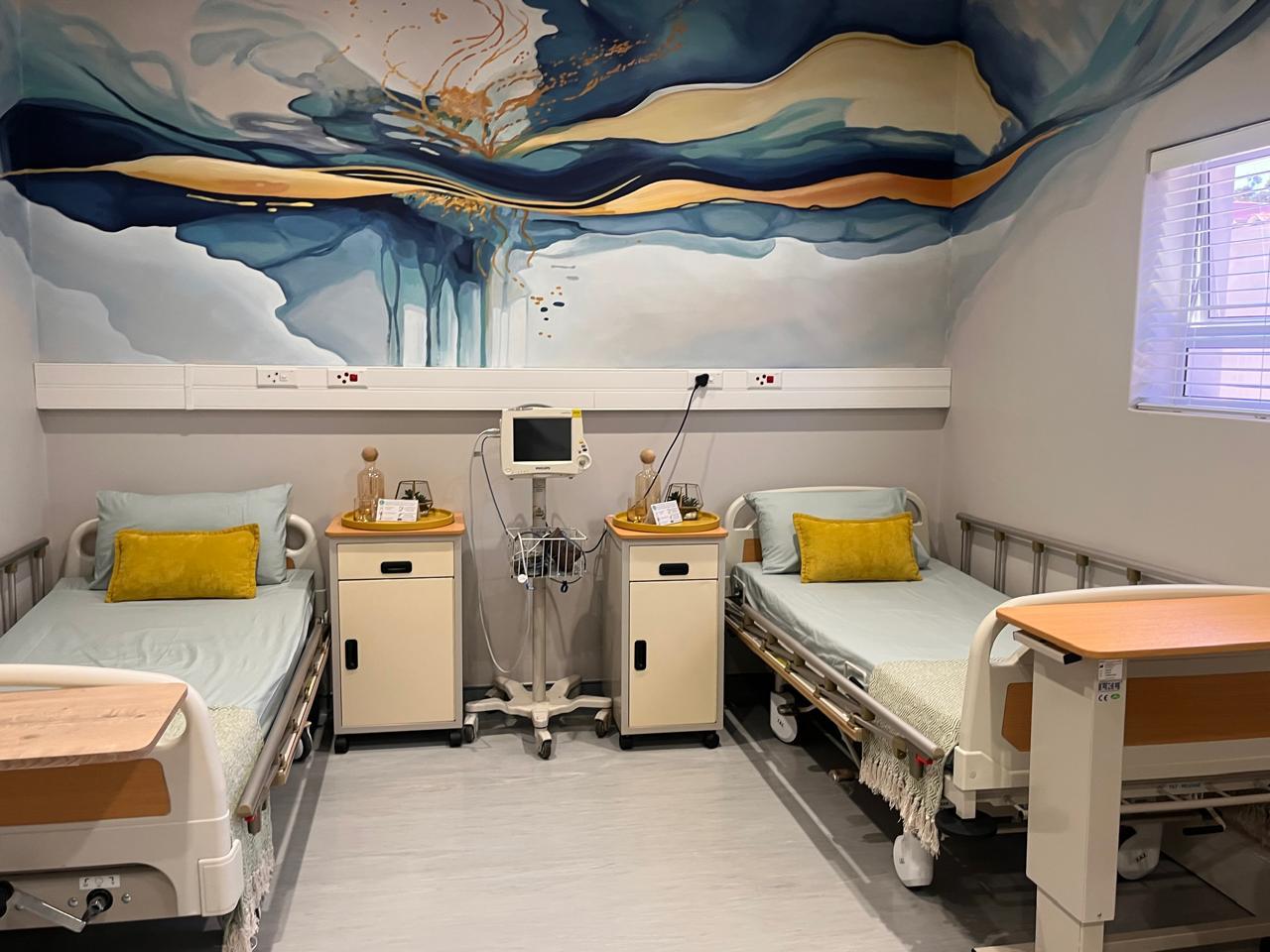 Modern medical clinic reception