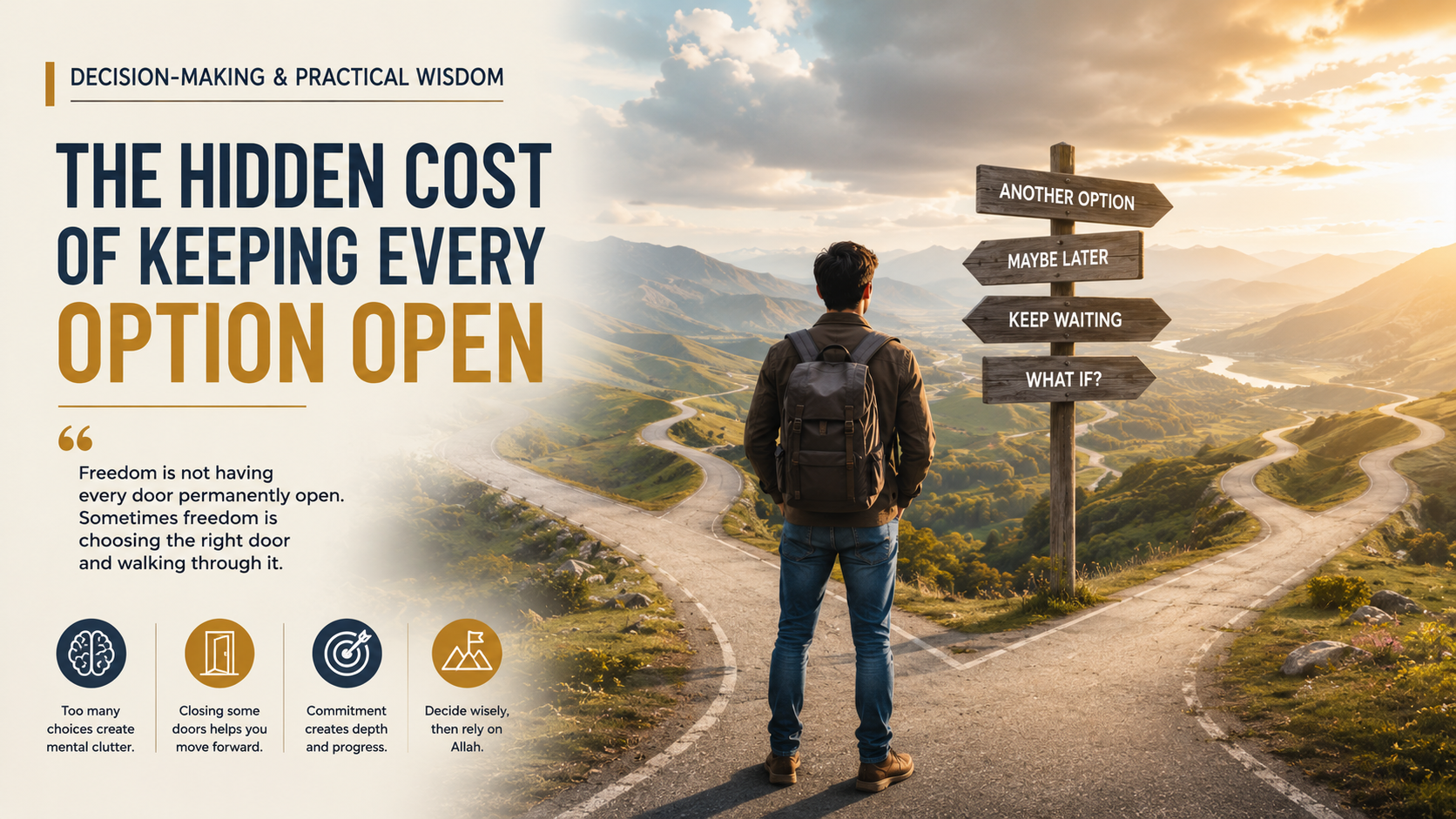 The Hidden Cost of Keeping Every Option Open