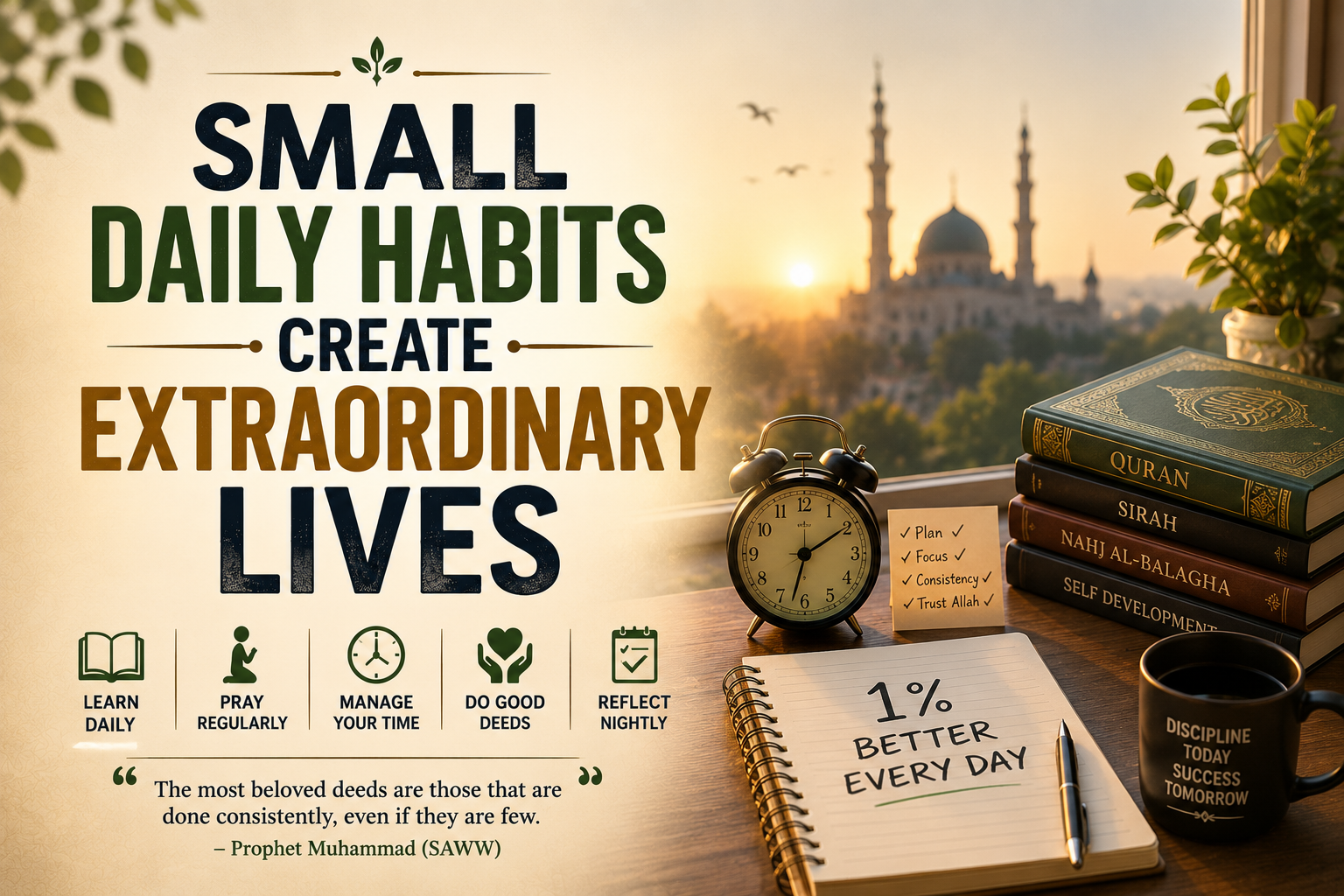 Small Daily Habits Create Extraordinary Lives