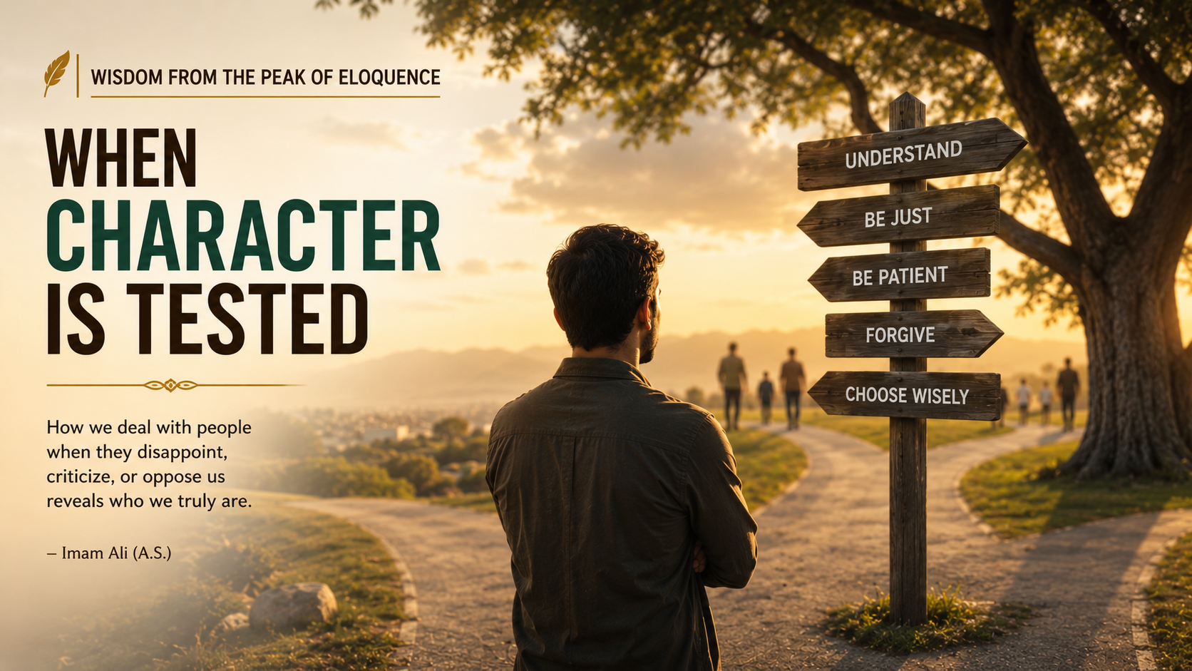 When Character Is Tested: 15 Sayings of Imam Ali (A.S.) About Dealing With People