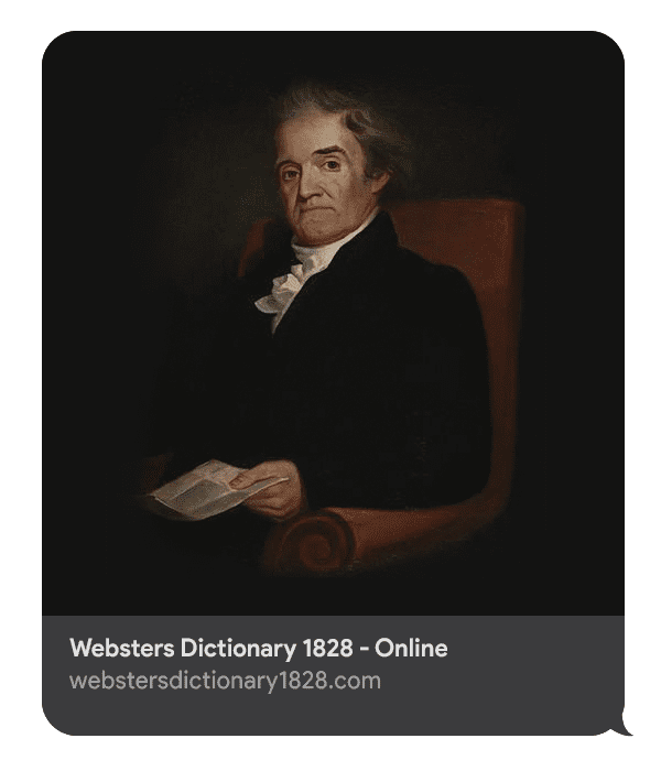 Webster 1828 Icon