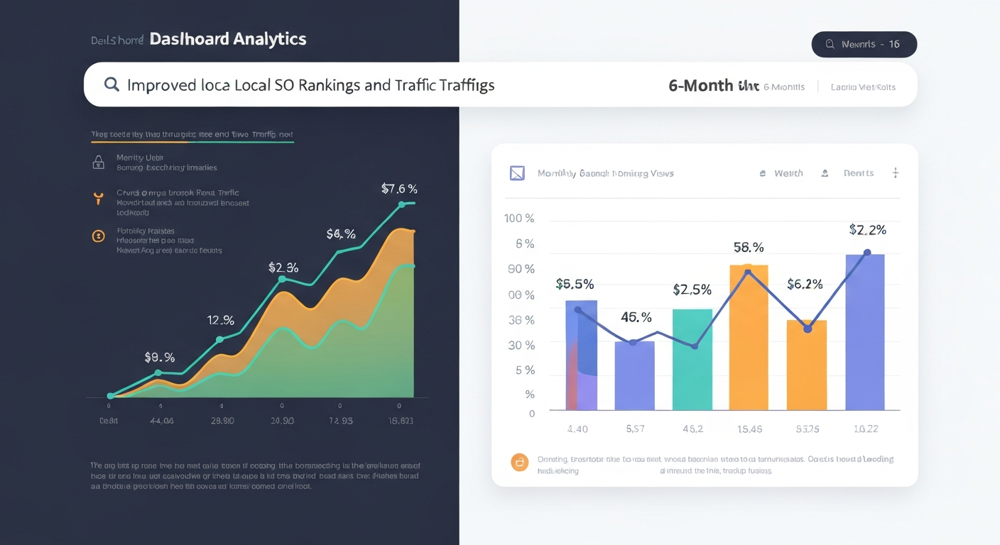 Dashboard showing GBP engagement growth