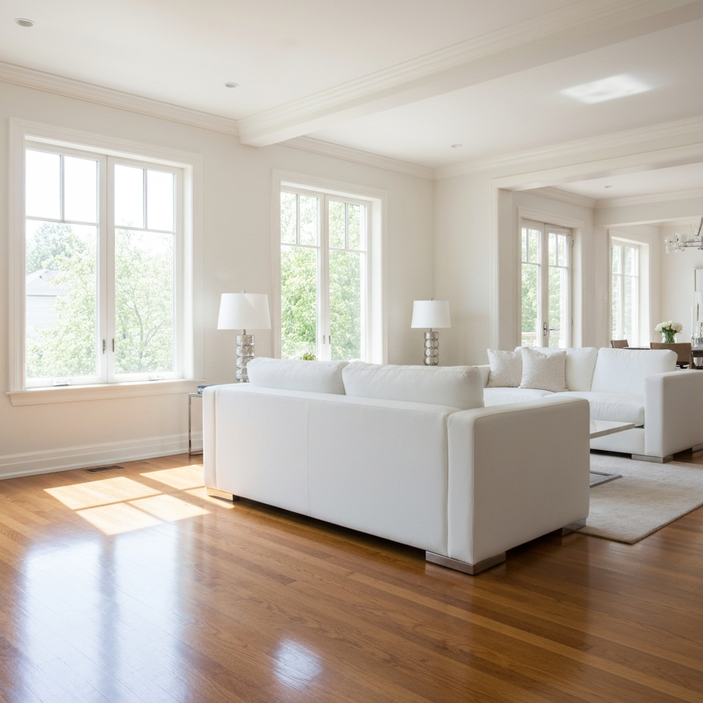 Clean living room
