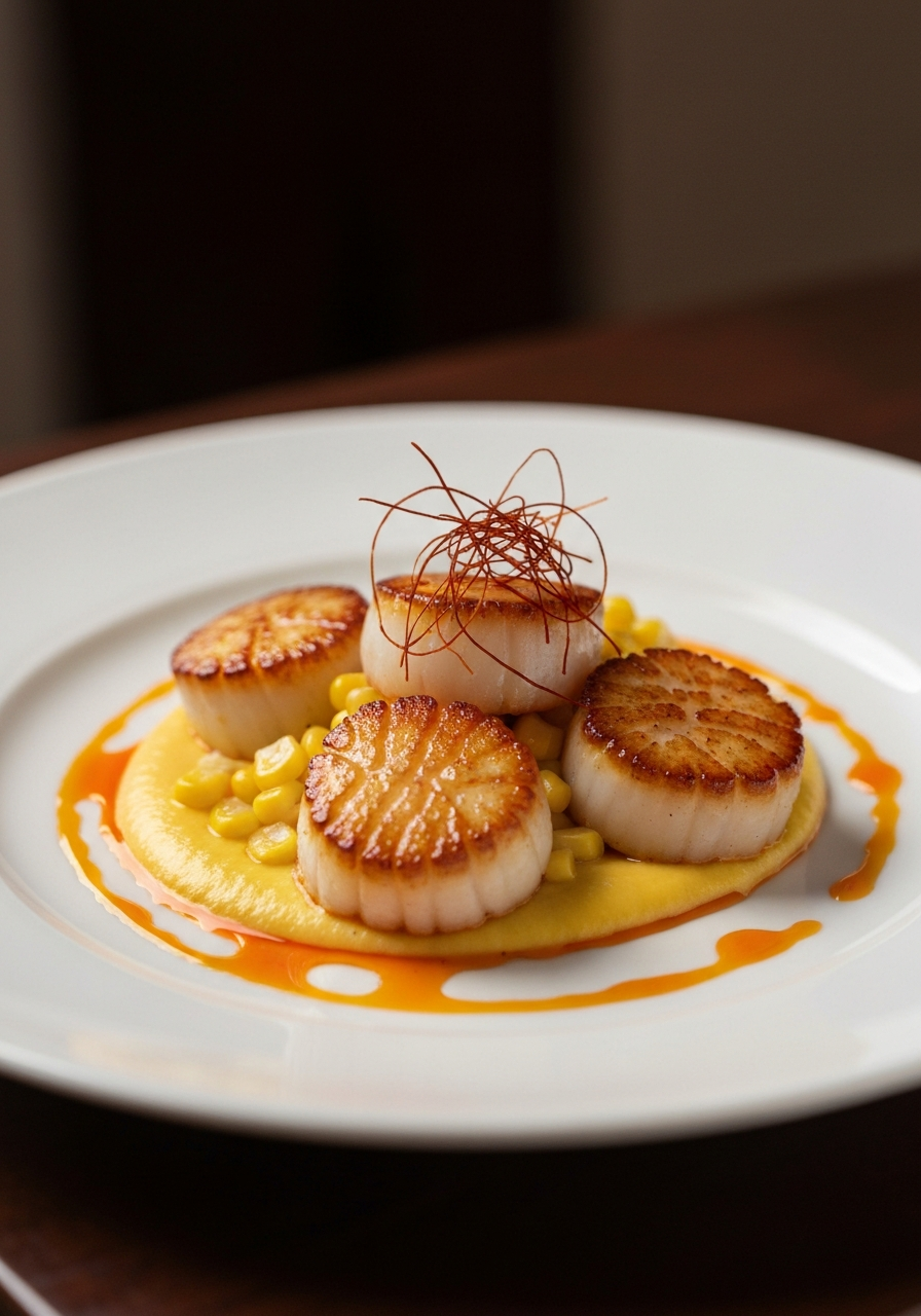 Pan-Seared Scallops