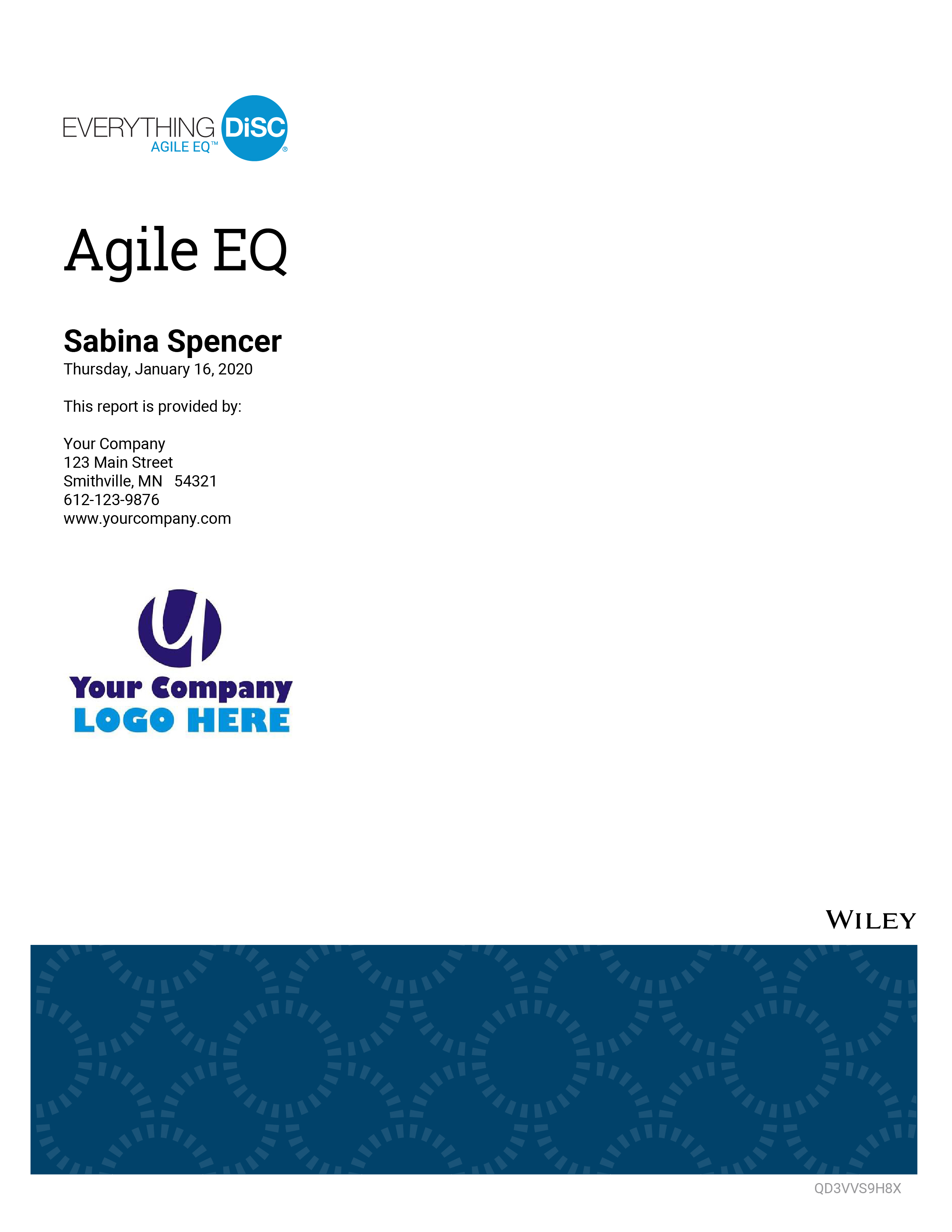 Sample Report Cover