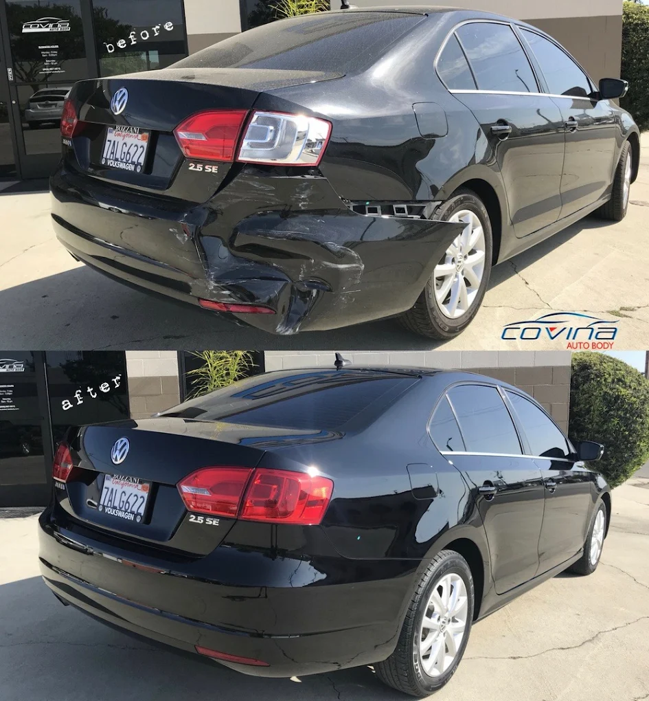 Before and after repair 6