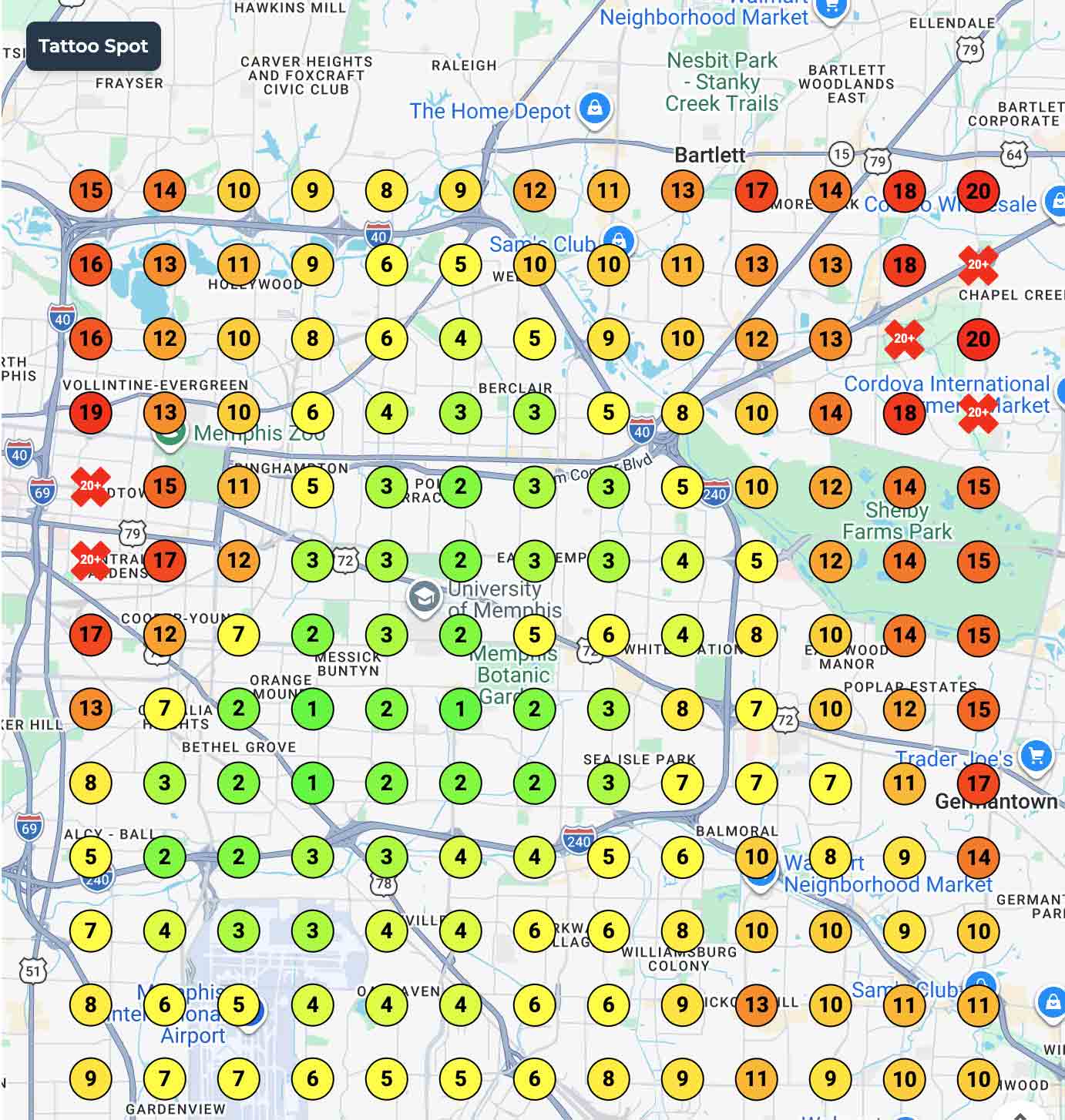 Local SEO Maps Ranking Report