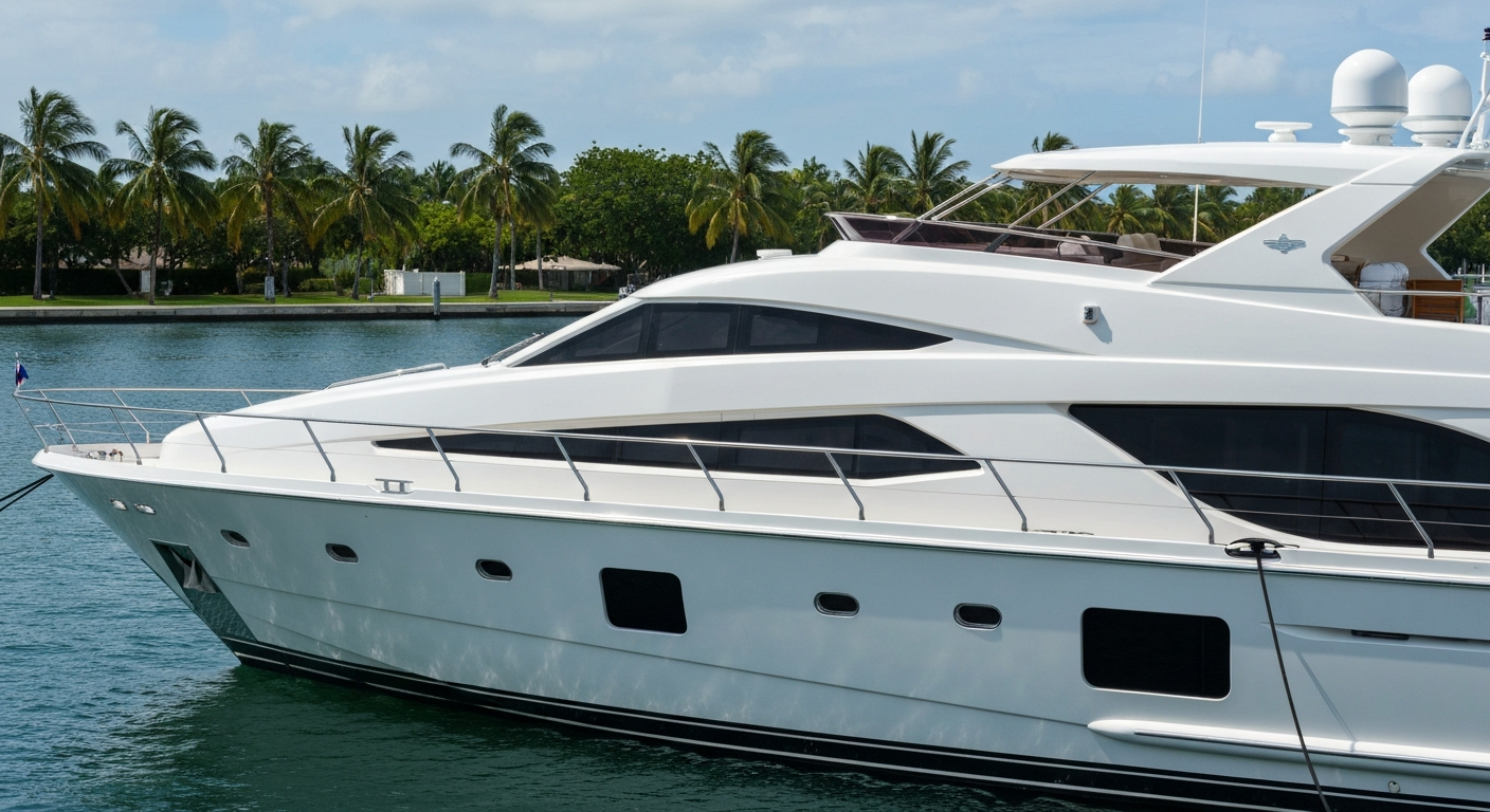 Key Biscayne mobile yacht detailing