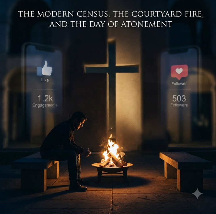 The Modern Census, the Courtyard Fire, and the Day of Atonement