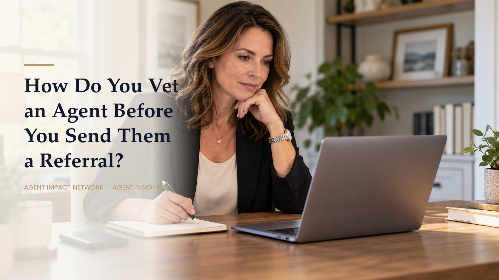 How Do You Vet an Agent Before You Send Them a Referral?
