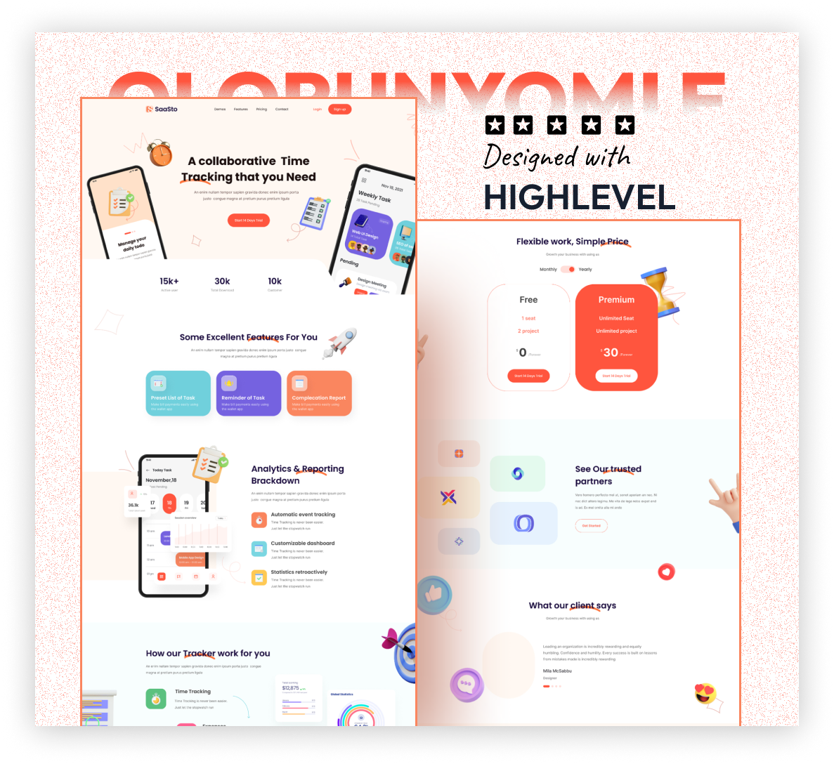 SaaS Time Tracking Platform
