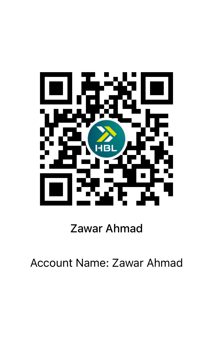 HBL Payment QR Code