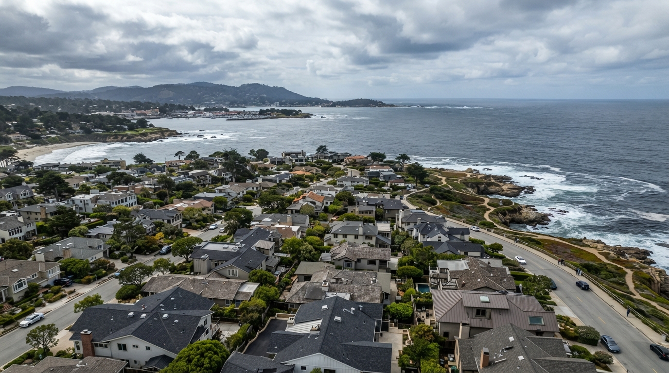 Residential roofing in Monterey