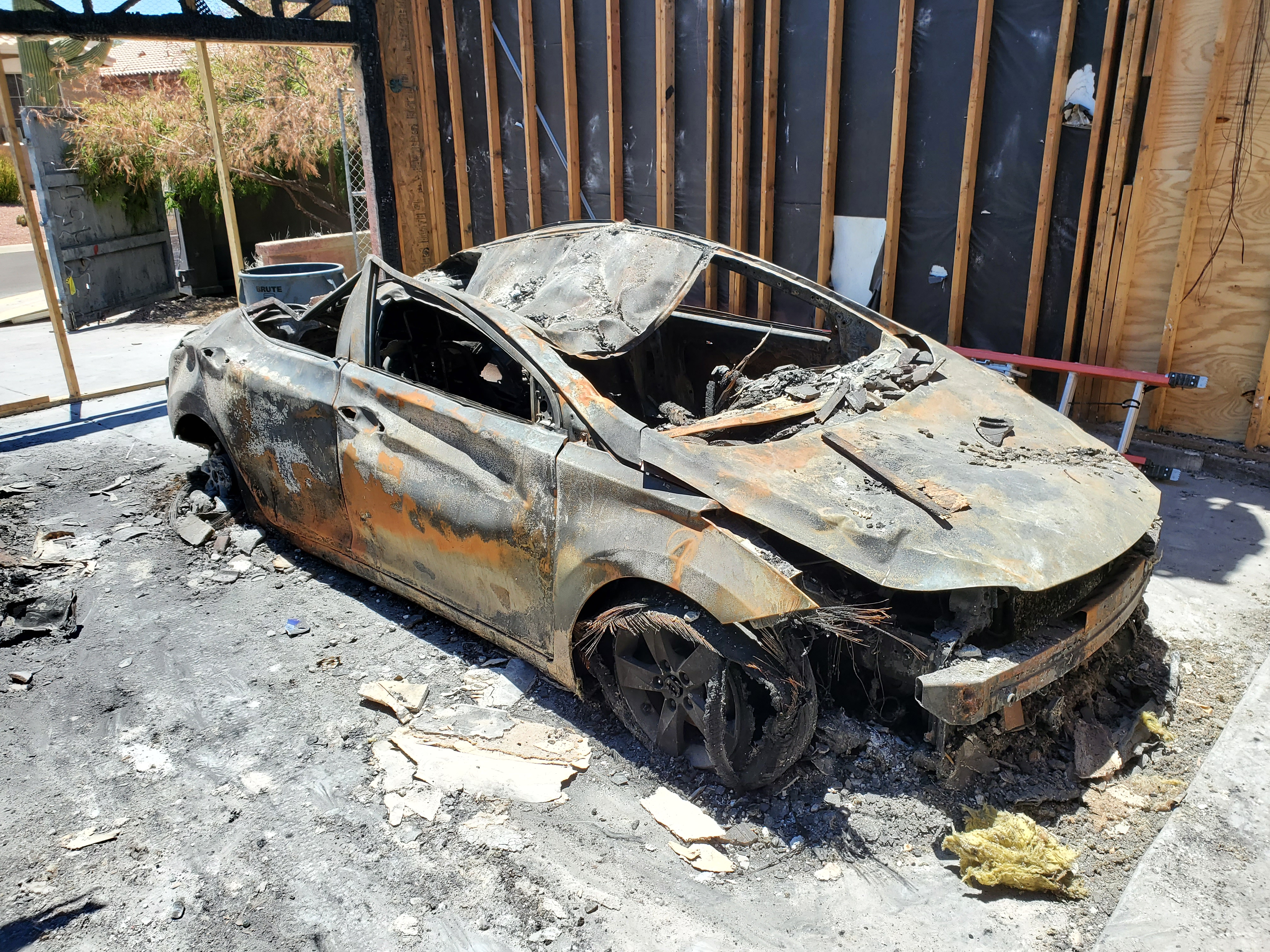 Fire Damage Restoration work example 4
