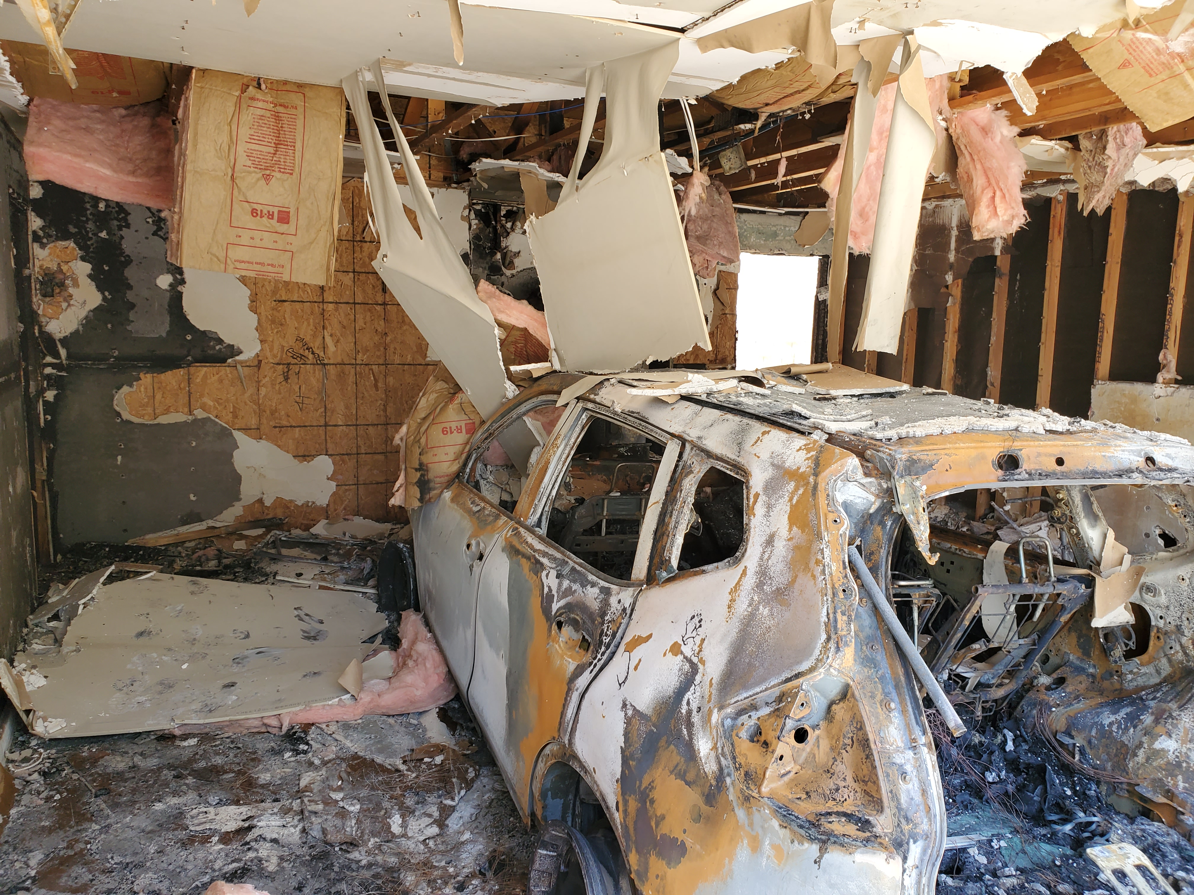 Fire Damage Restoration work example 5