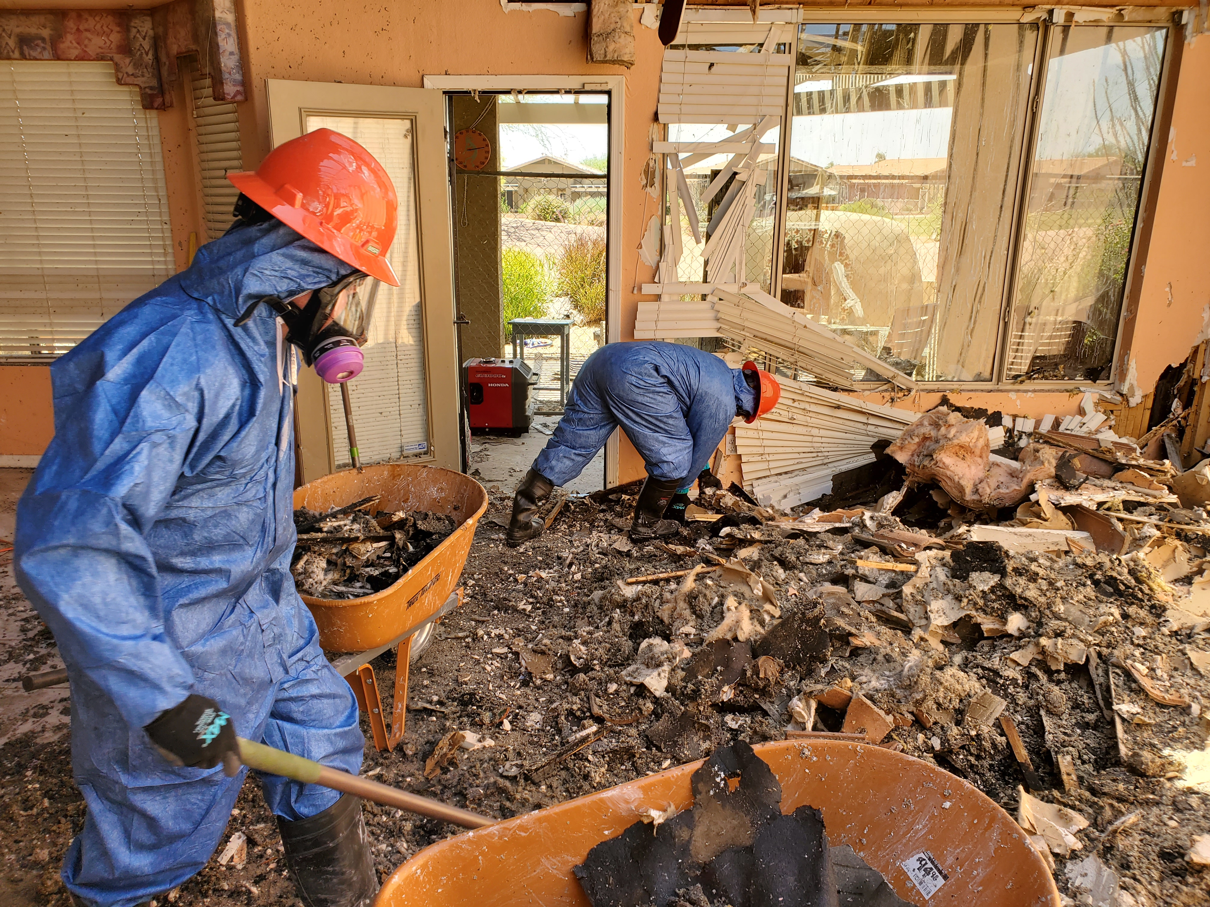 Fire Damage Restoration work example 8