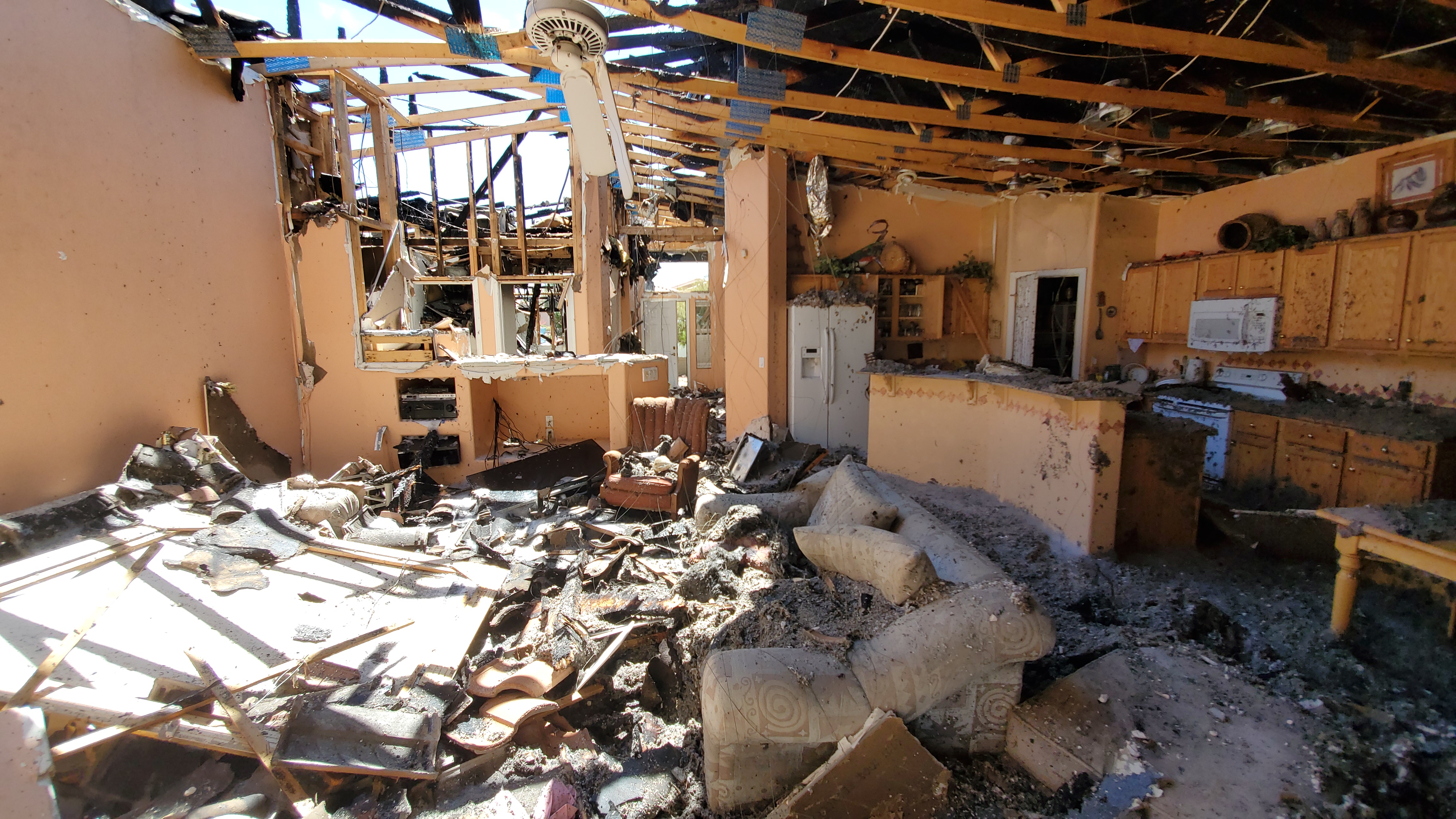 Fire Damage Restoration work example 10