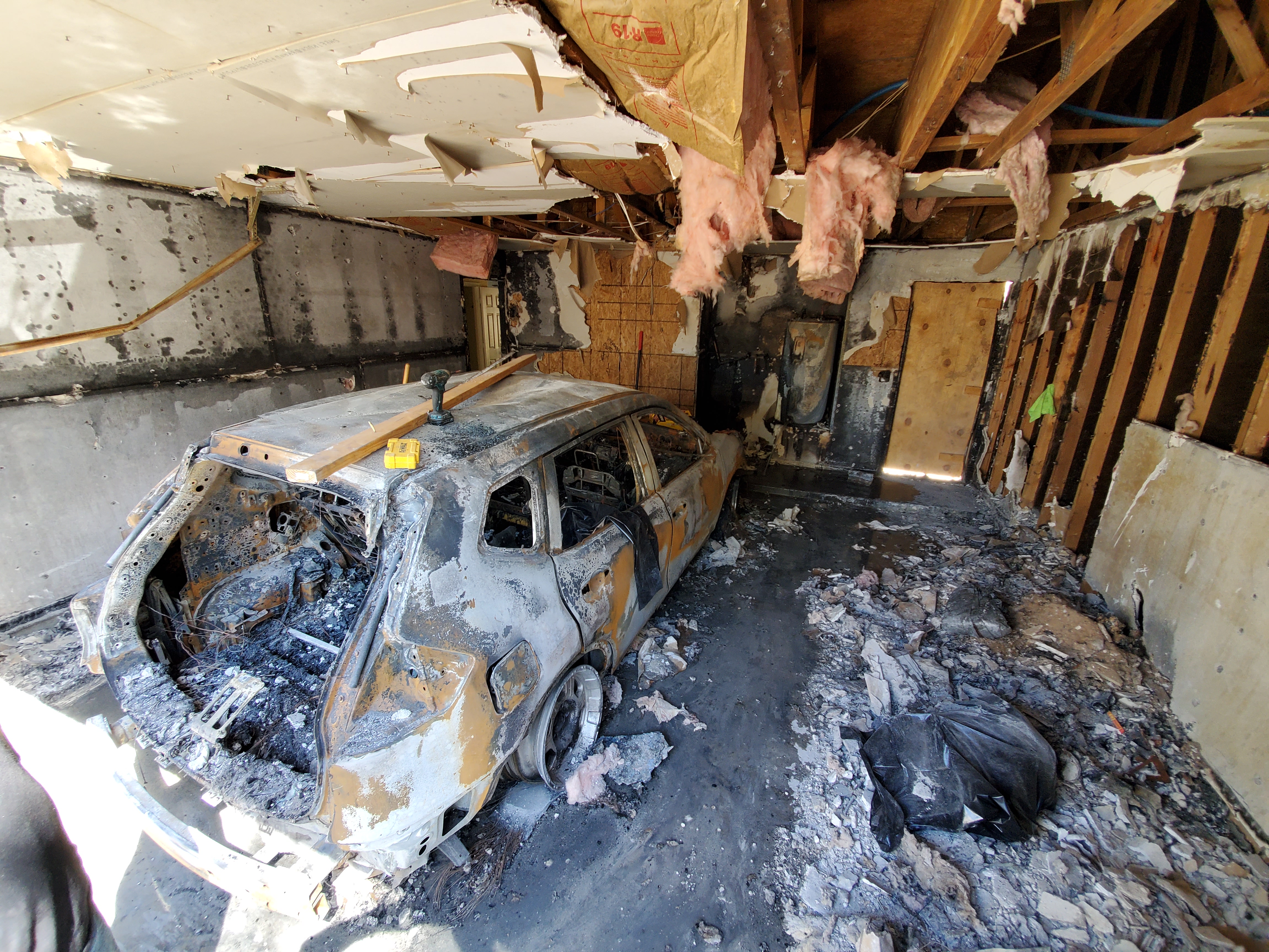 Fire Damage Restoration work example 3