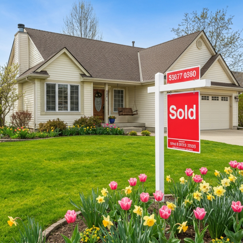 Middle class home sold for cash