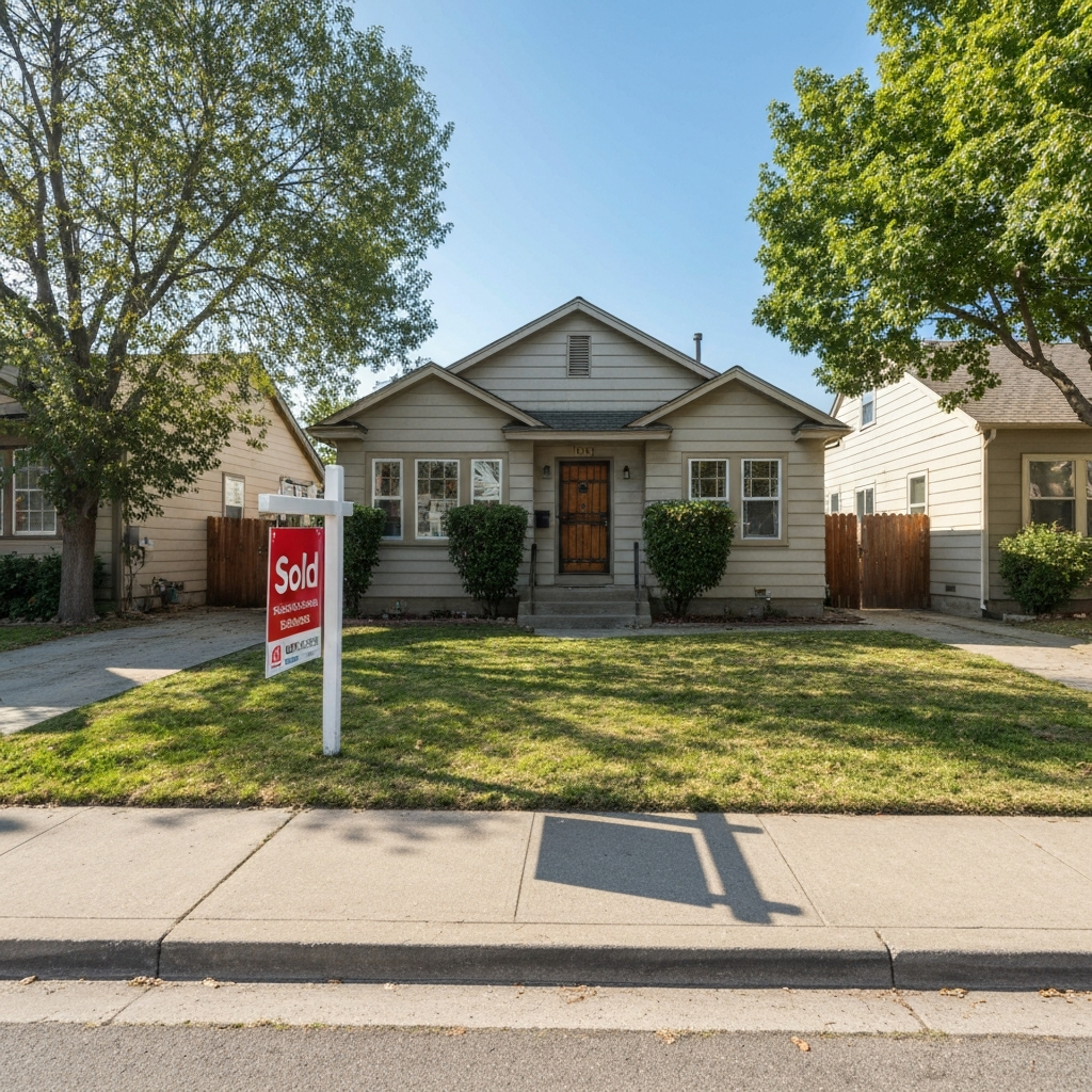 Modest middle class house sold as-is