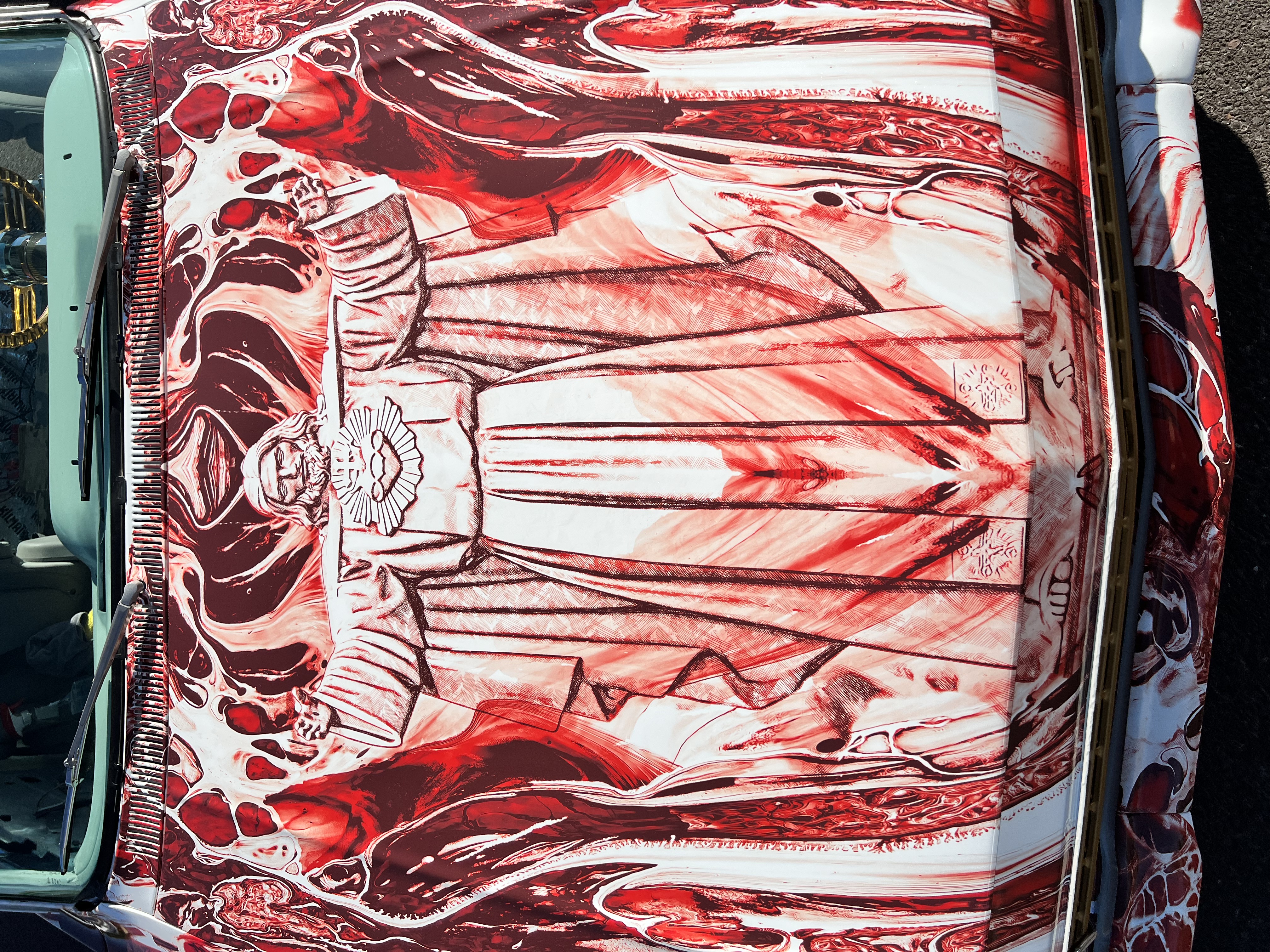1963 Impala Hood Wrap Details