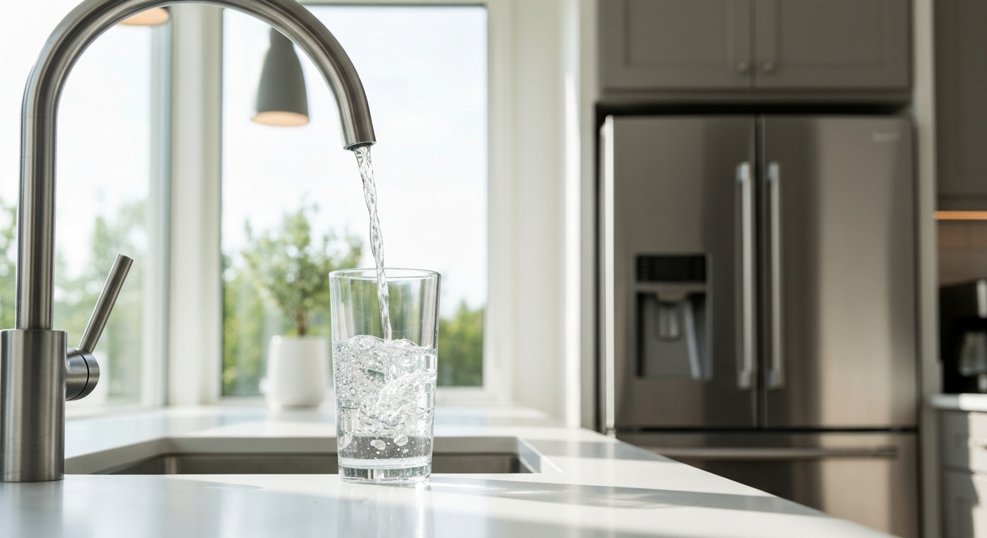 Clean water flowing
