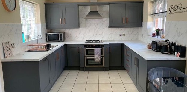 White to Anthracite Kitchens