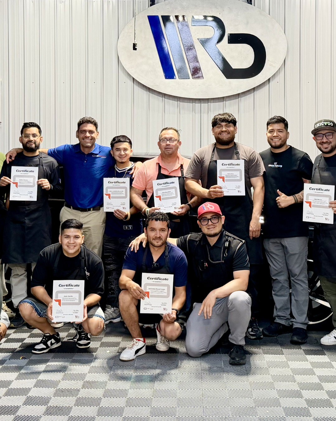 Alumnos certificados masterclass de detailing