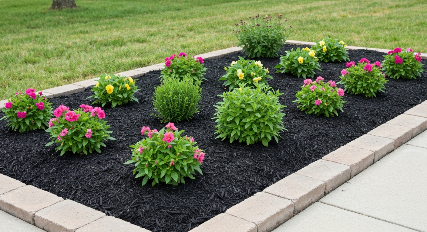 Mulch and Rock Beds