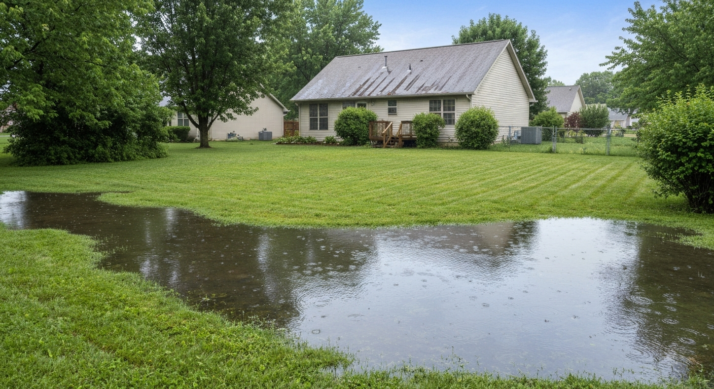 Yard drainage solutions in Farmington MO