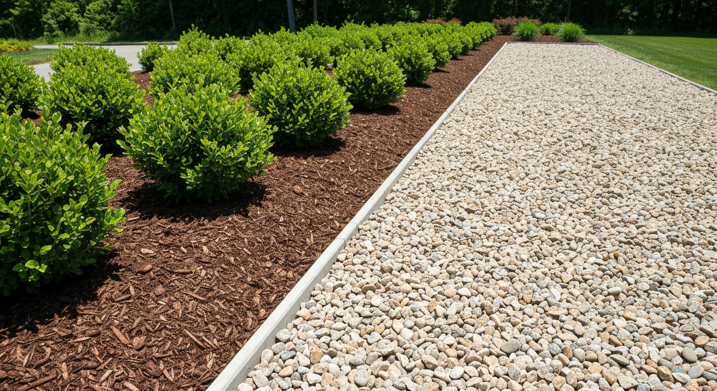 Mulch vs. Rock Beds: Which Is Better for Your Missouri Landscape?