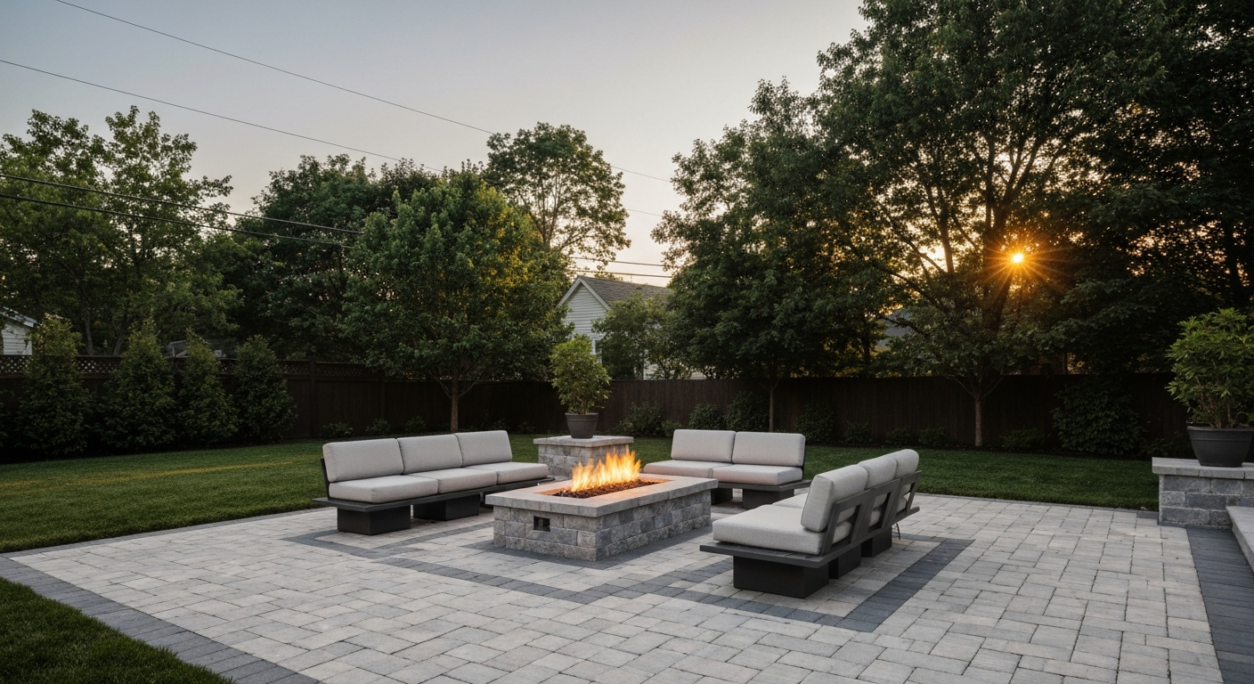 A beautiful, finished outdoor living space made possible with flexible financing