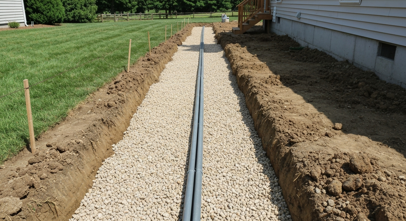 French Drain Installation