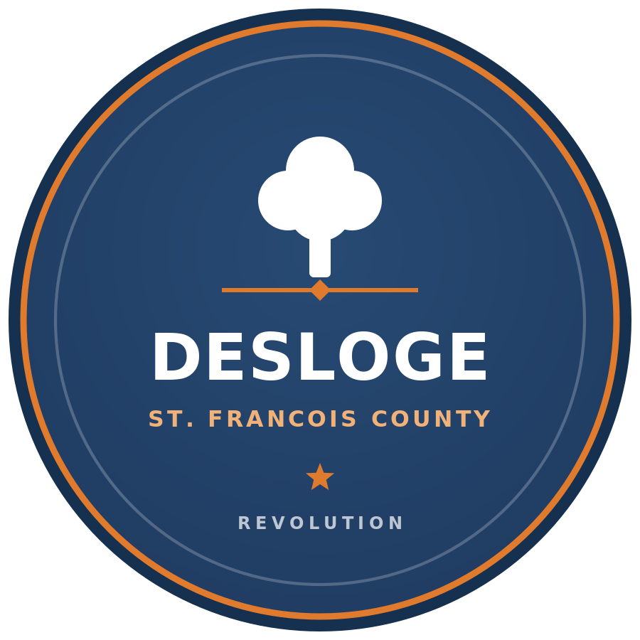 Desloge Service Area Badge