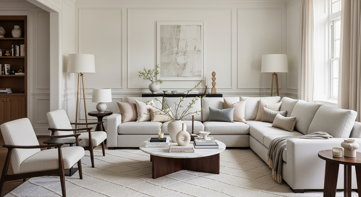 Calm organized home