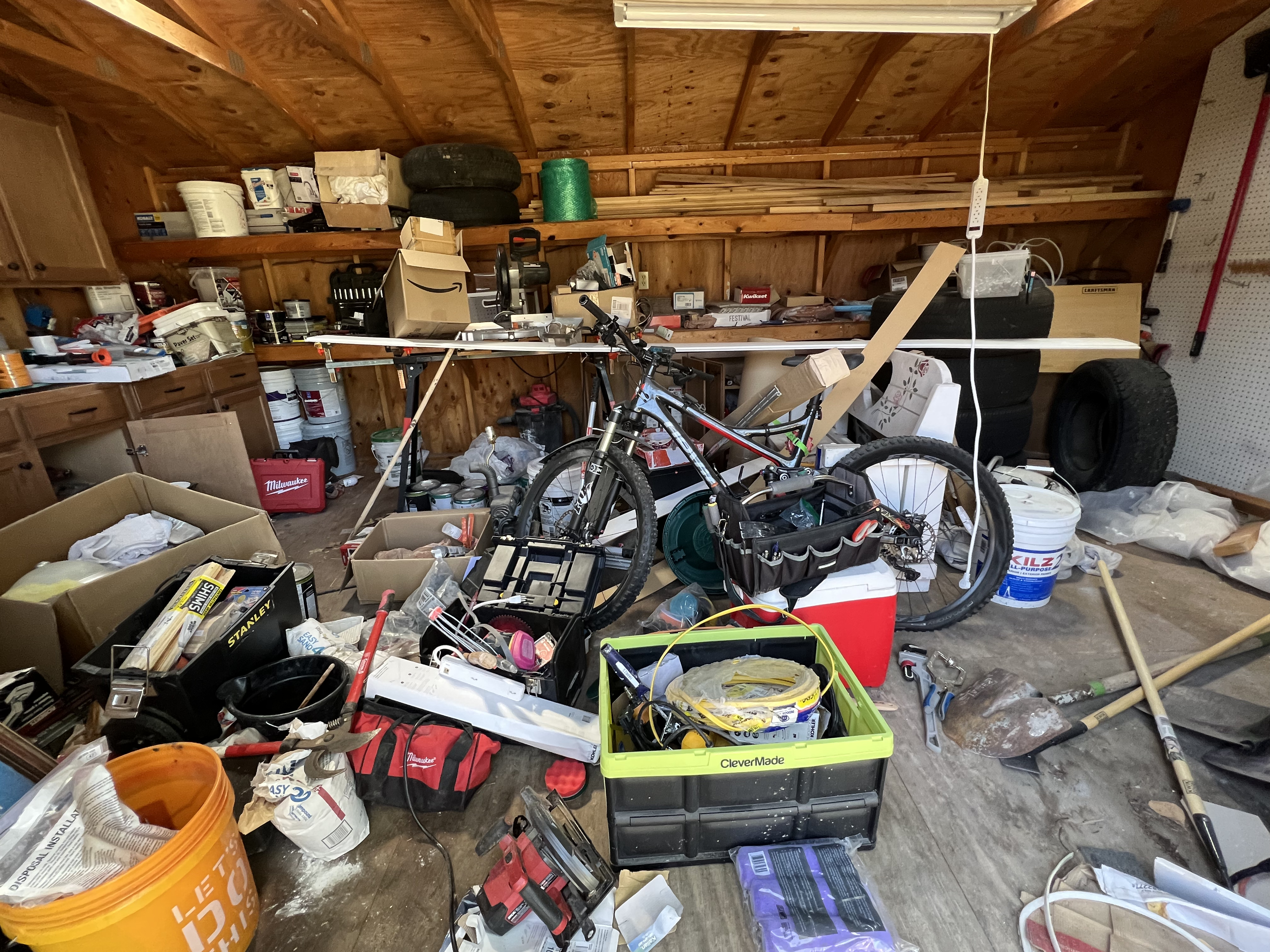 Before: Backyard Shed in West Jordan by Organize Joy