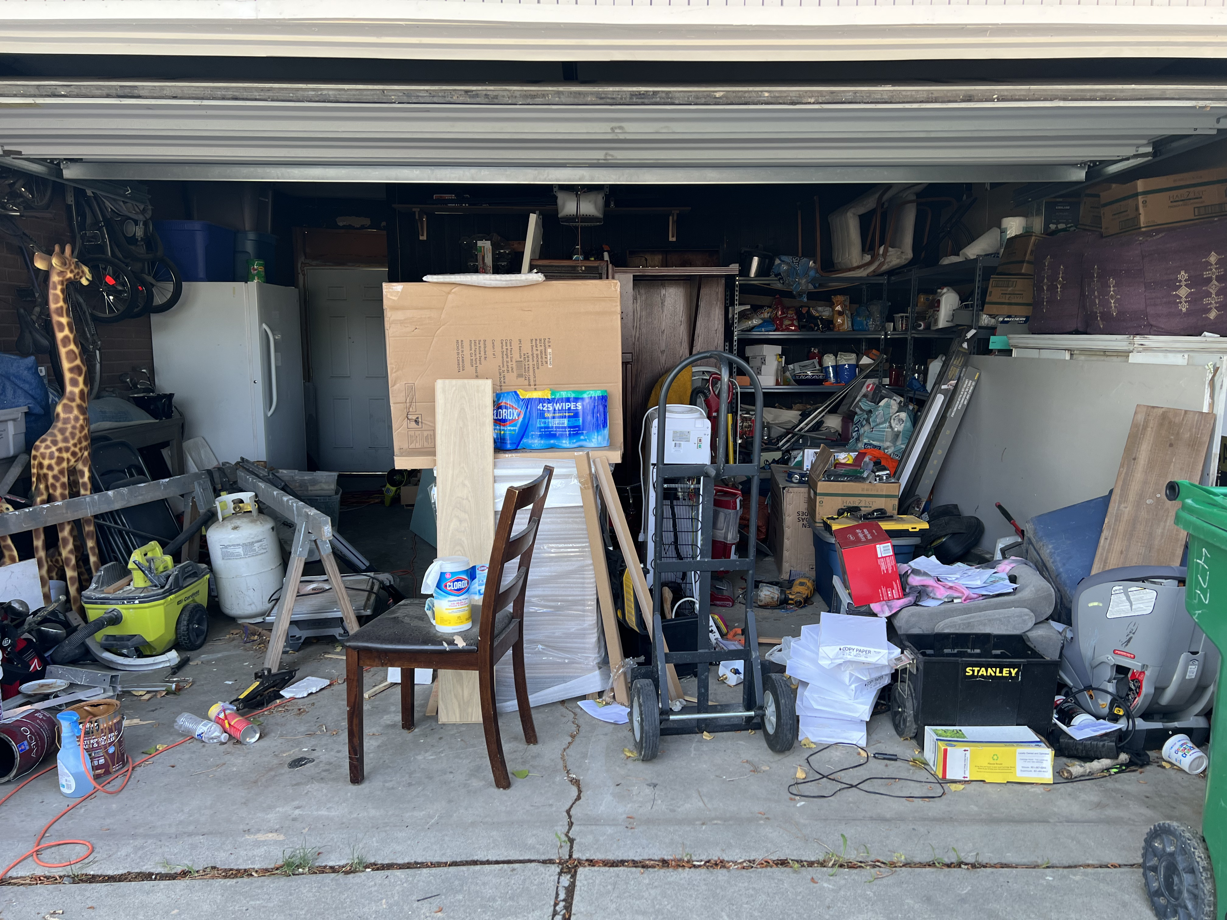 Before: Full Garage Cleanout by Organize Joy