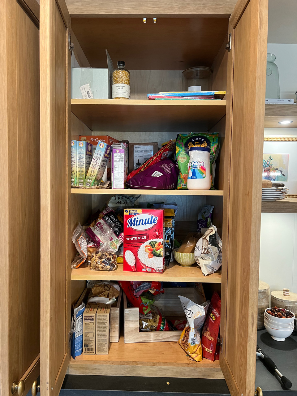 Before: Kitchen Cabinet Organization by Organize Joy
